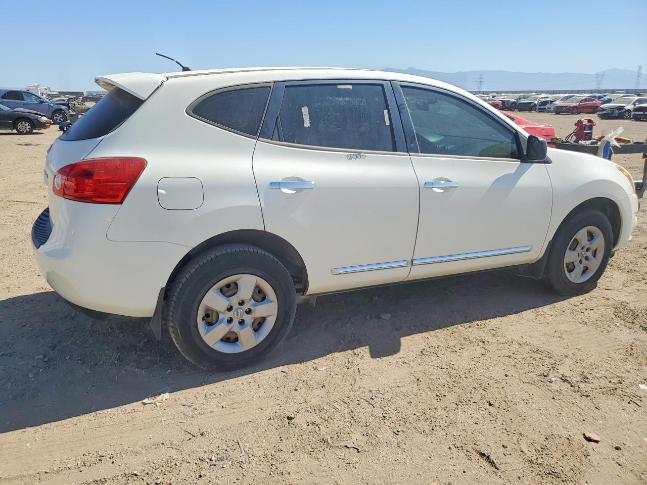 2013 Nissan Rogue S White vin: JN8AS5MT4DW545769