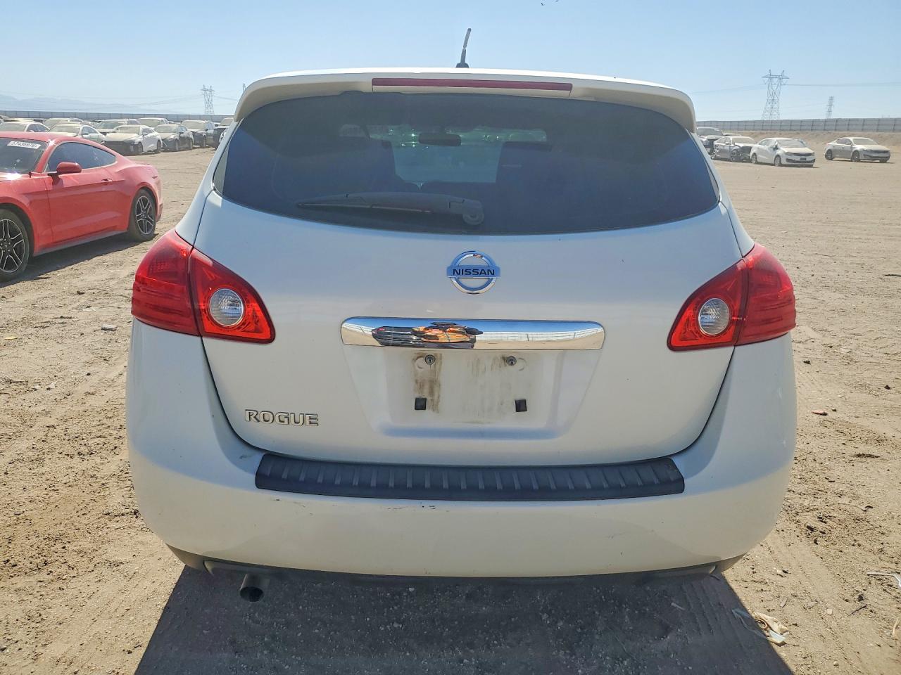 2013 Nissan Rogue S White vin: JN8AS5MT4DW545769