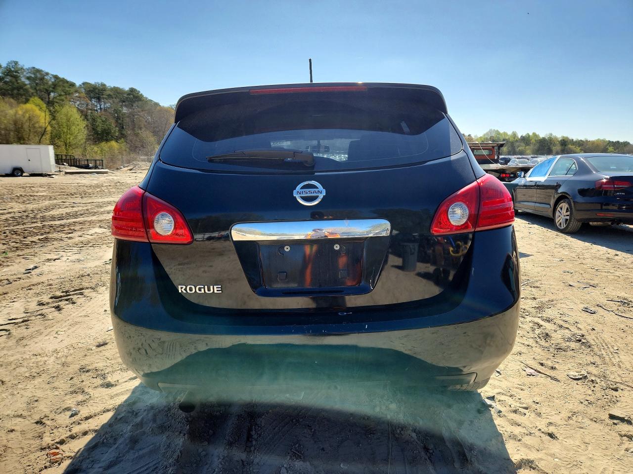 2013 Nissan Rogue S Black vin: JN8AS5MT4DW549899