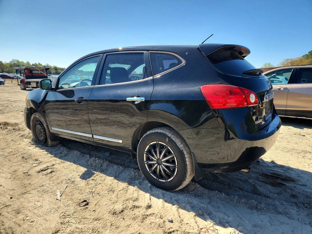 2013 Nissan Rogue S Black vin: JN8AS5MT4DW549899