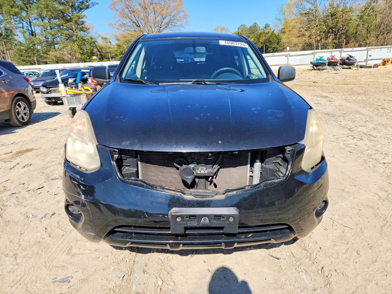2013 Nissan Rogue S Black vin: JN8AS5MT4DW549899