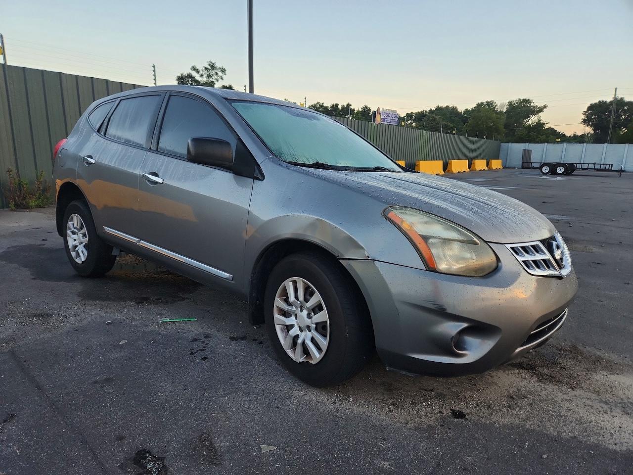 2014 Nissan Rogue Select S Gray vin: JN8AS5MT4EW100708