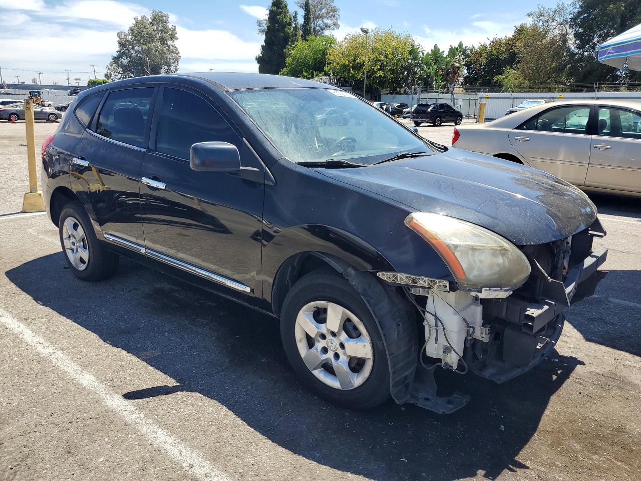 2014 Nissan Rogue Select S Черный vin: JN8AS5MT4EW602392