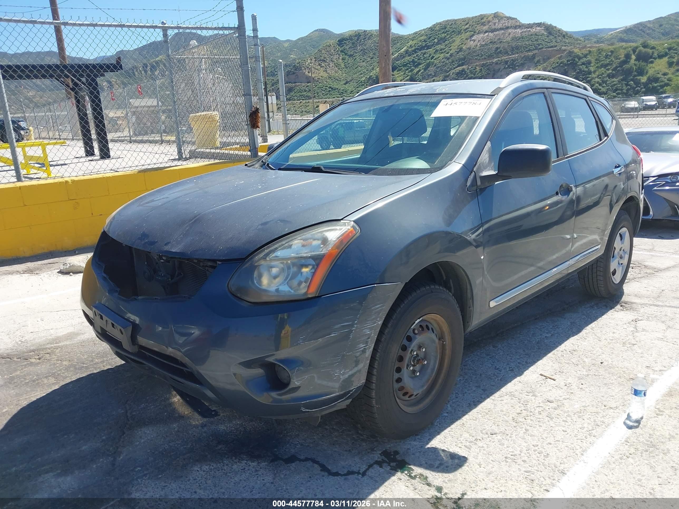 2014 Nissan Rogue Select S Blue vin: JN8AS5MT4EW602781