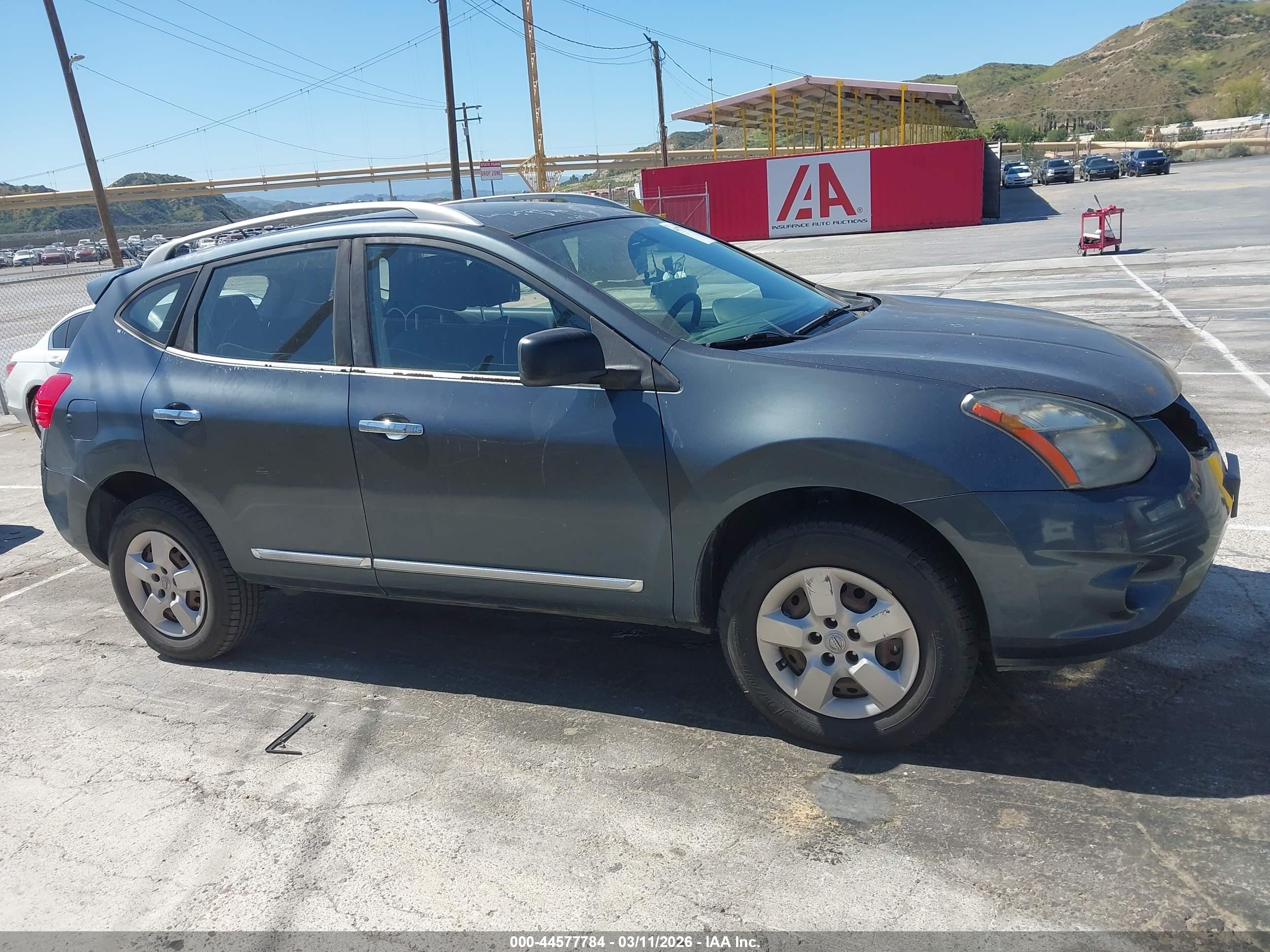 2014 Nissan Rogue Select S Blue vin: JN8AS5MT4EW602781