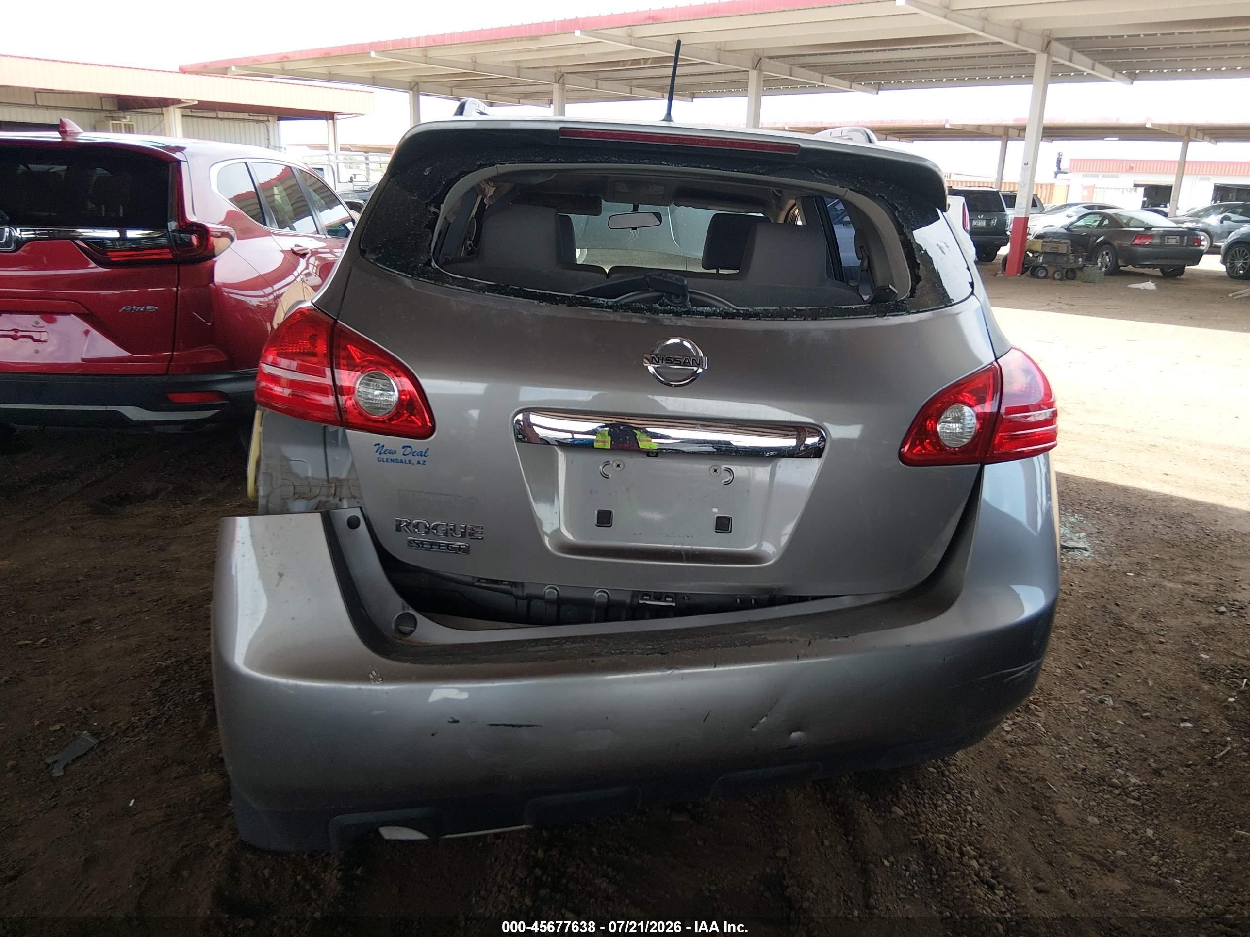 2014 Nissan Rogue Select S Gray vin: JN8AS5MT4EW607351