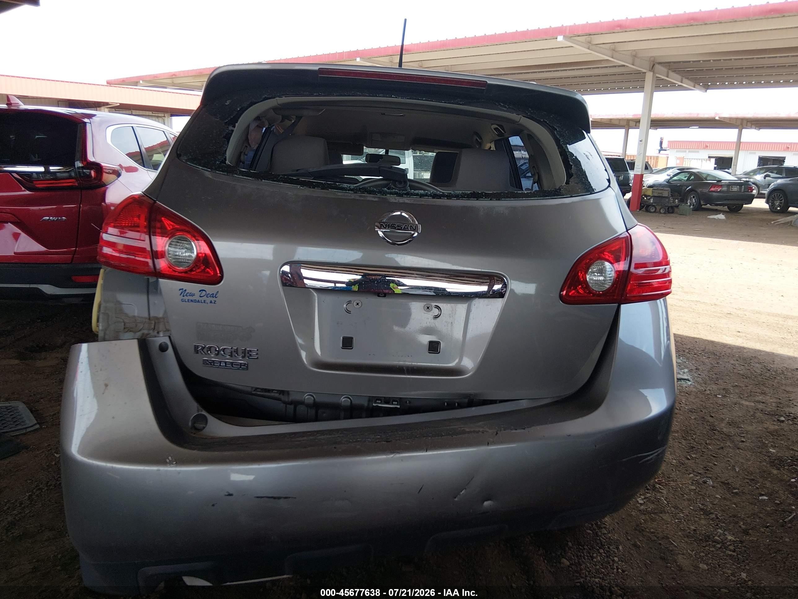 2014 Nissan Rogue Select S Gray vin: JN8AS5MT4EW607351