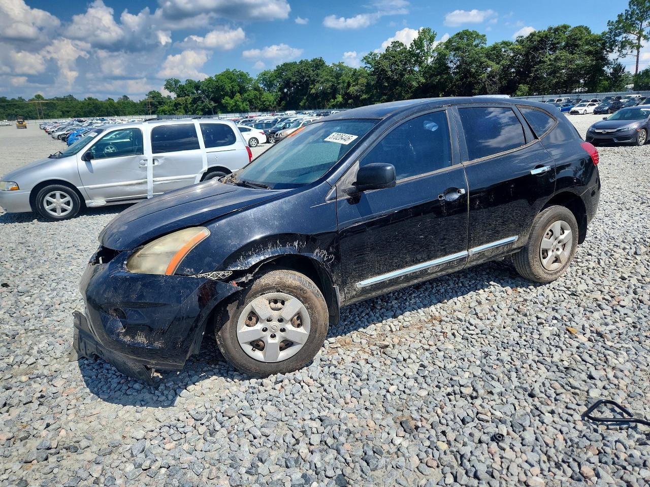 2014 Nissan Rogue Select S Black vin: JN8AS5MT4EW609603