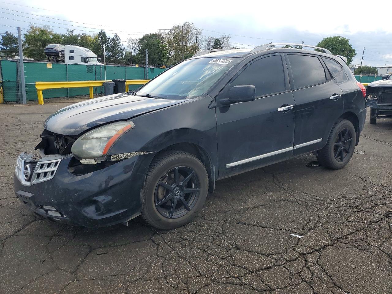 2014 Nissan Rogue Select S Black vin: JN8AS5MT4EW611349