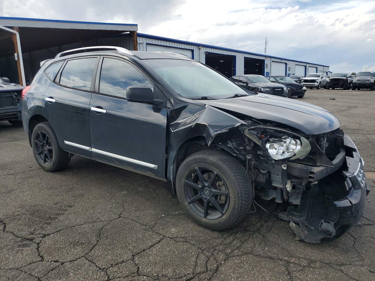 2014 Nissan Rogue Select S Black vin: JN8AS5MT4EW611349