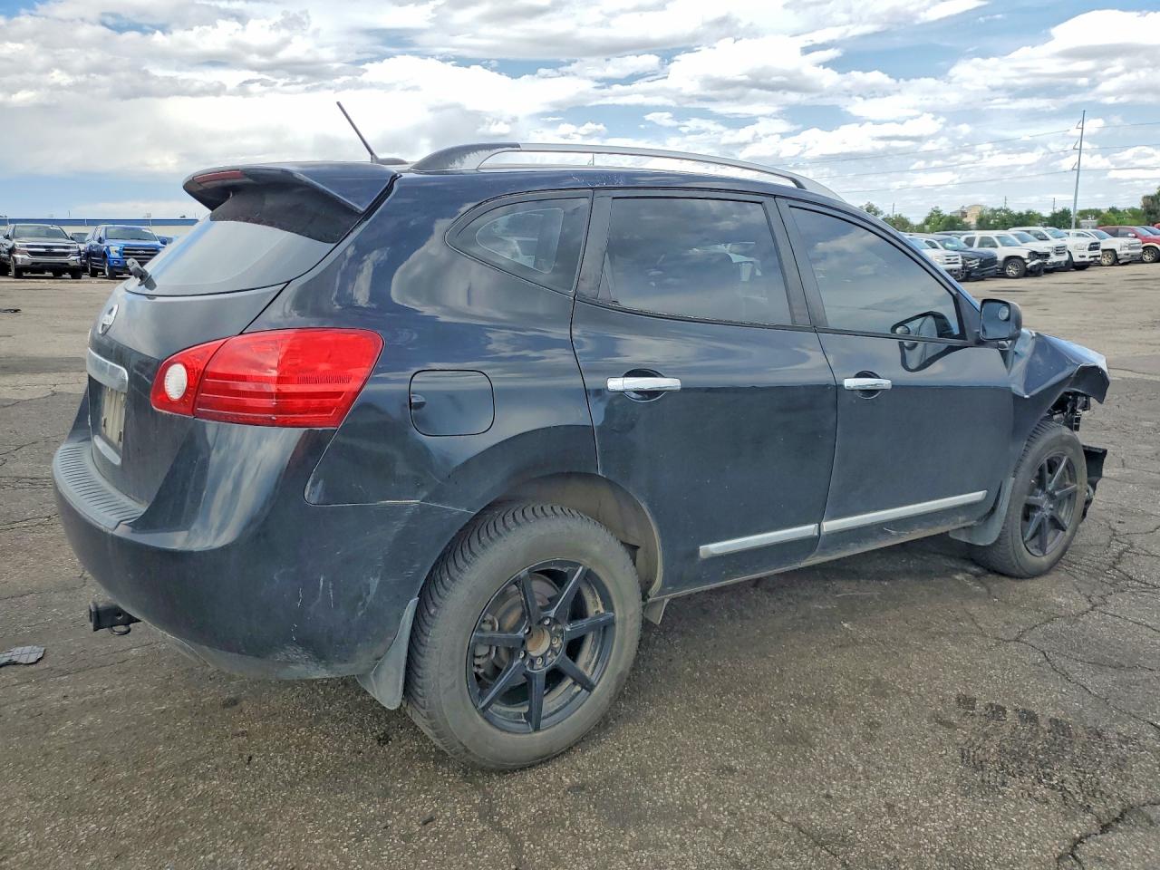 2014 Nissan Rogue Select S Black vin: JN8AS5MT4EW611349