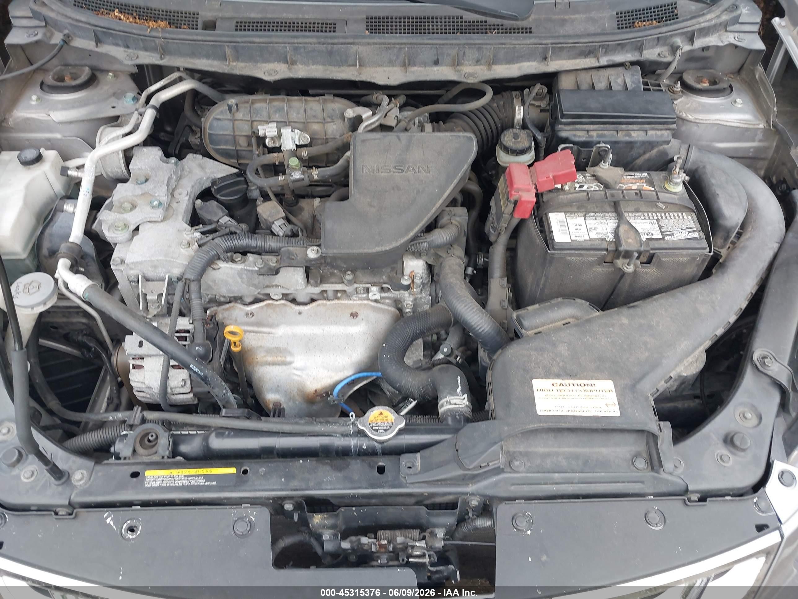 2014 Nissan Rogue Select S Серый vin: JN8AS5MT4EW611688