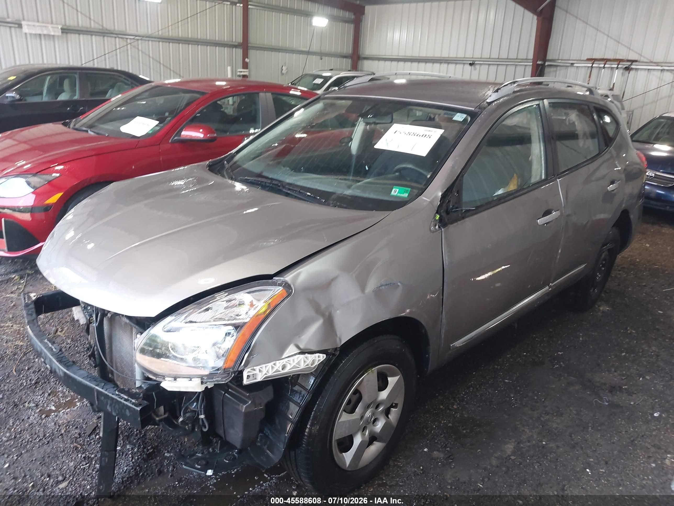 2014 Nissan Rogue Select S Brown vin: JN8AS5MT4EW615627