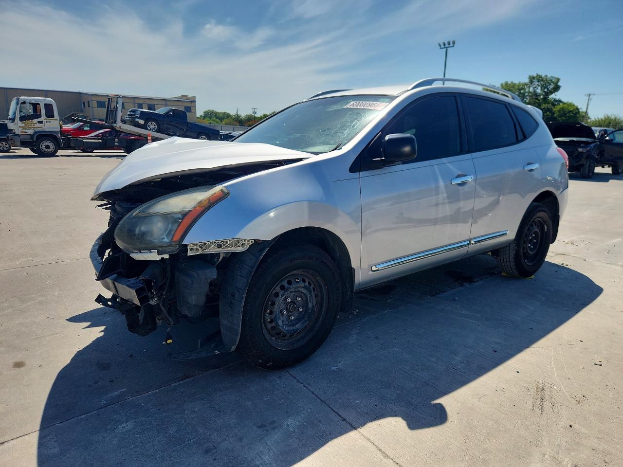2014 Nissan Rogue Select S Silver vin: JN8AS5MT4EW620410