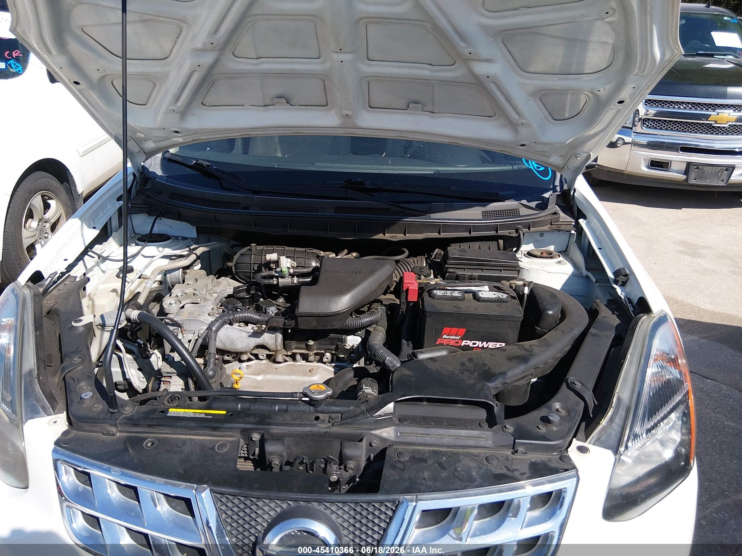 2015 Nissan Rogue Select S White vin: JN8AS5MT4FW152020