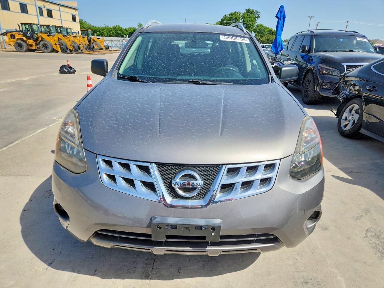 2015 Nissan Rogue Select S Gray vin: JN8AS5MT4FW155001