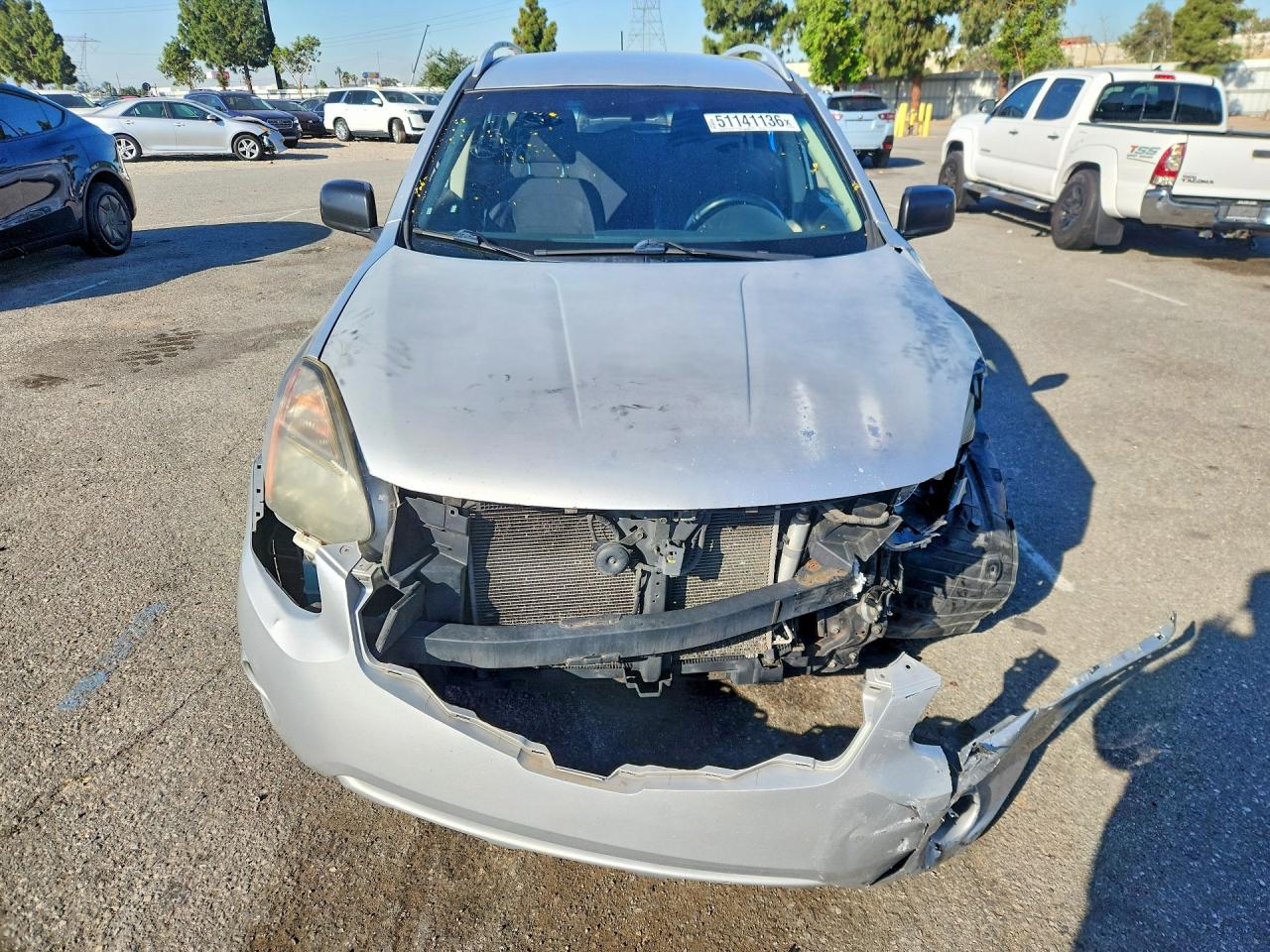 2015 Nissan Rogue Select S Silver vin: JN8AS5MT4FW156276