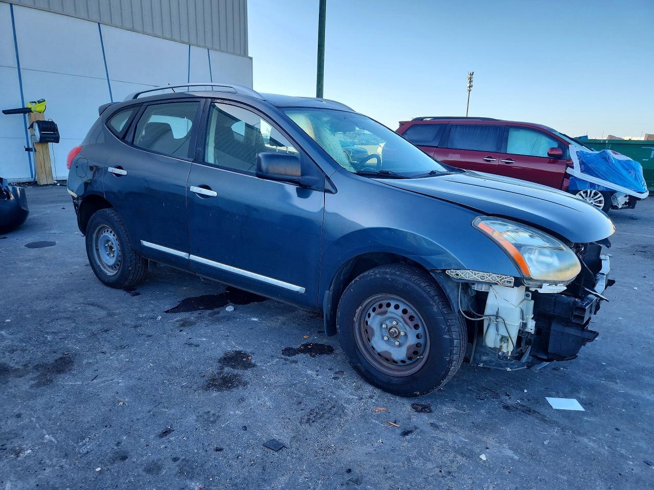 2015 Nissan Rogue Select S Gray vin: JN8AS5MT4FW159968
