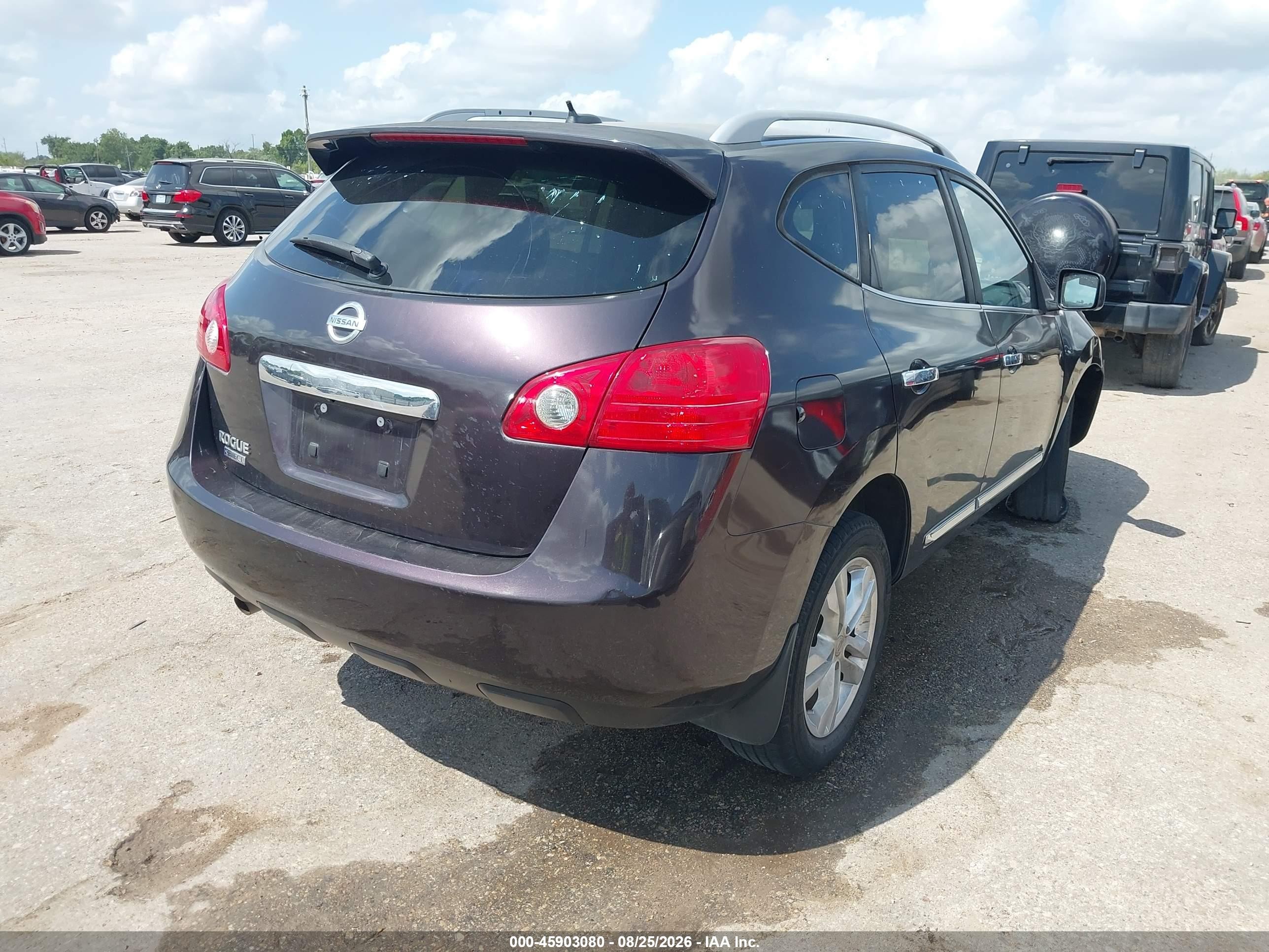 2015 Nissan Rogue Select S Purple vin: JN8AS5MT4FW160540