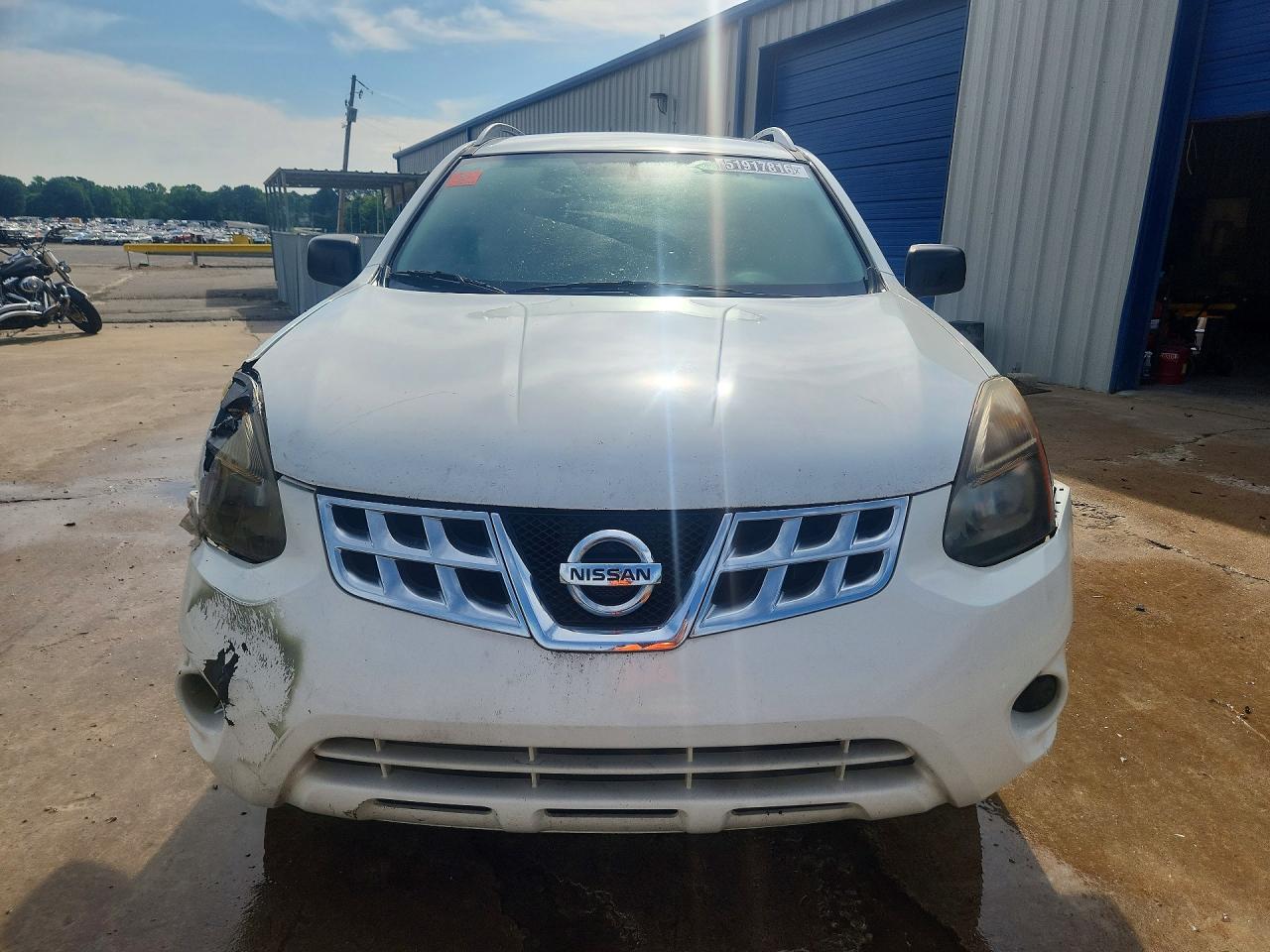 2015 Nissan Rogue Select S White vin: JN8AS5MT4FW162501