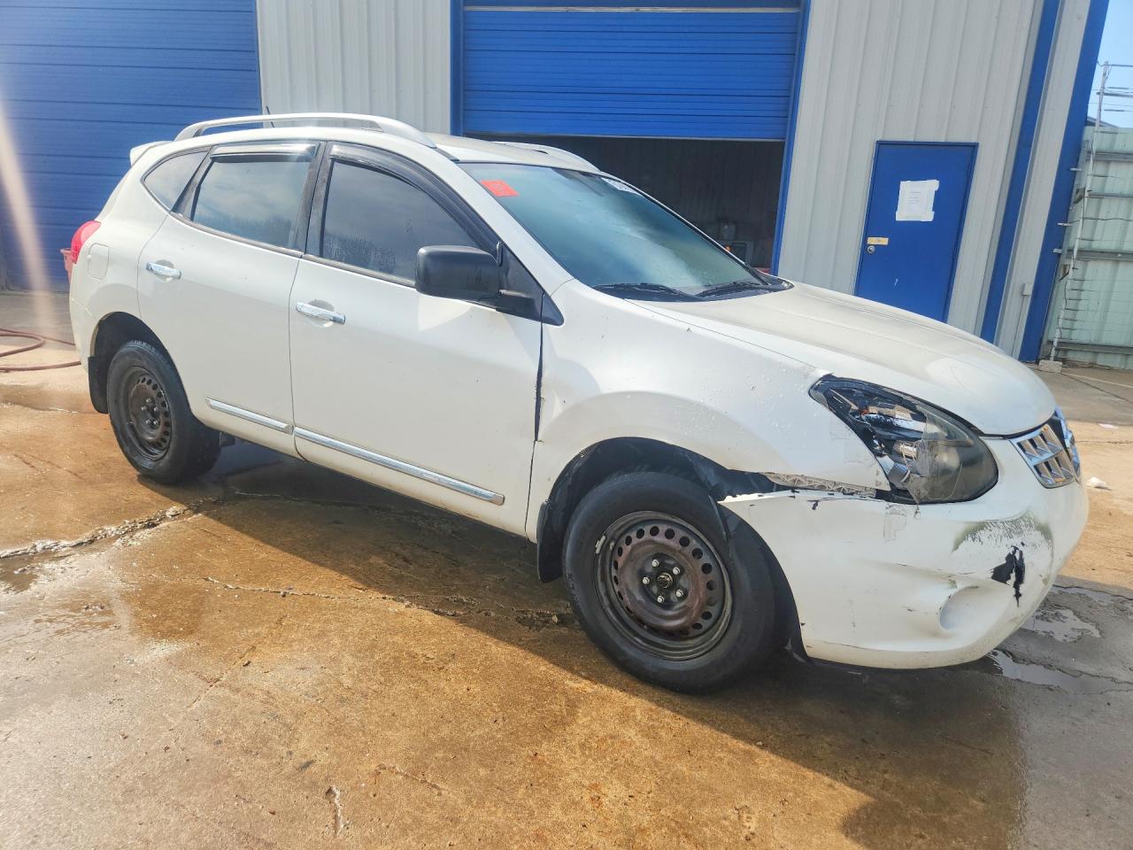 2015 Nissan Rogue Select S White vin: JN8AS5MT4FW162501