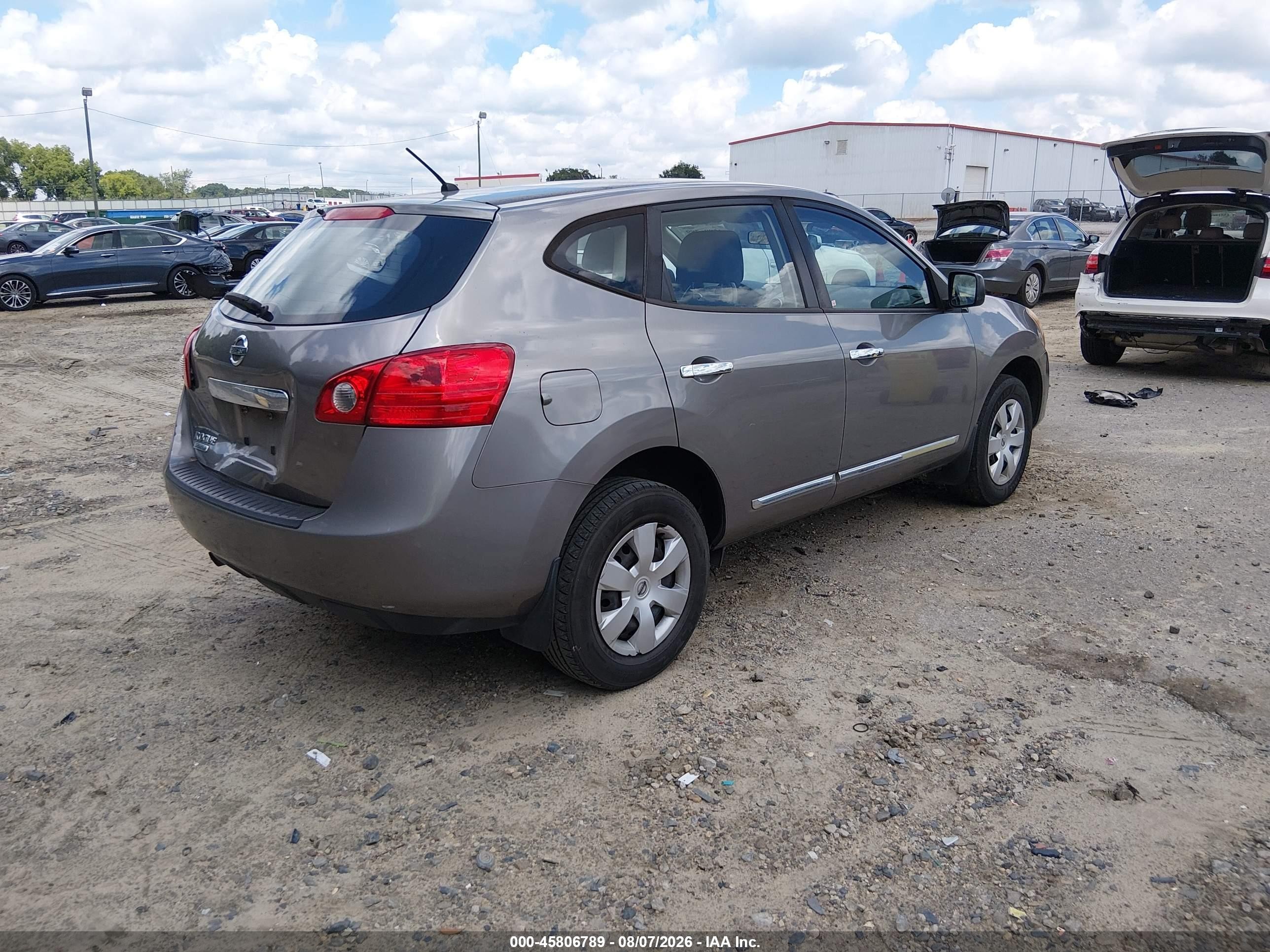2015 Nissan Rogue Select S Gray vin: JN8AS5MT4FW164961