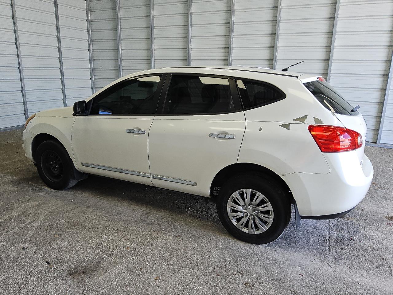 2015 Nissan Rogue Select S Белый vin: JN8AS5MT4FW663176 Damage: Left Front Wheel Cover, Missing, Replacement Required