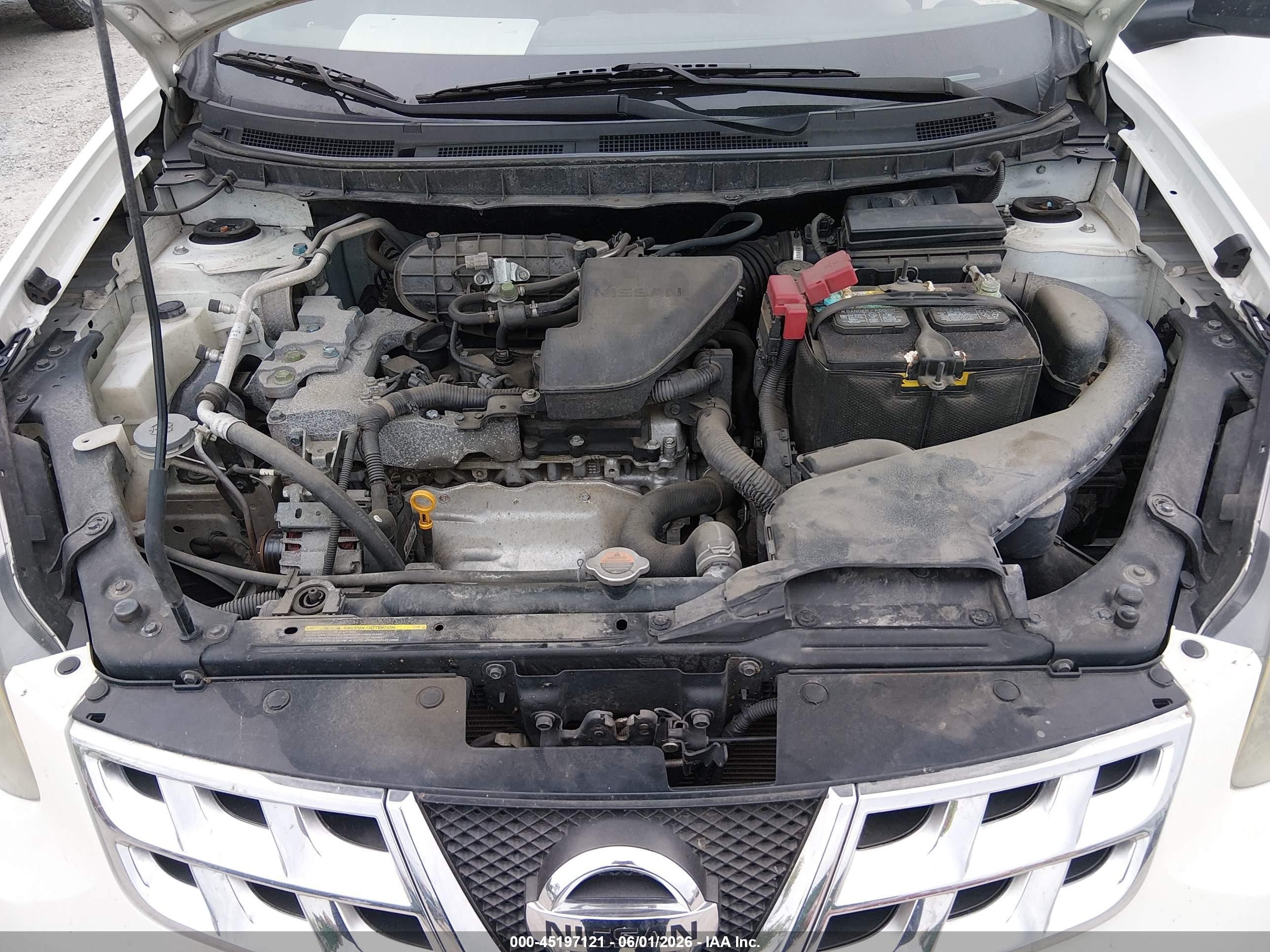 2015 Nissan Rogue Select S White vin: JN8AS5MT4FW664635