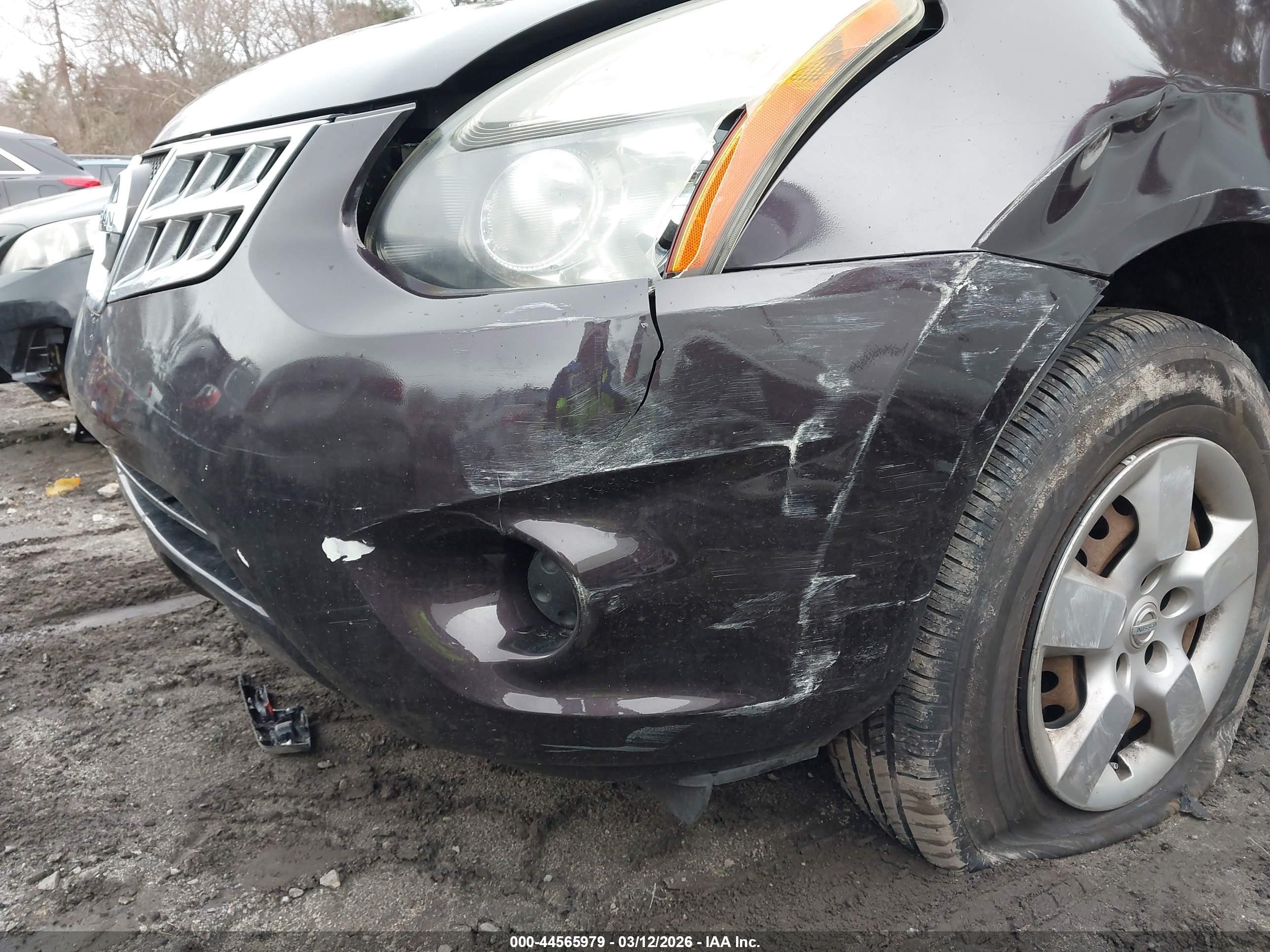 2015 Nissan Rogue Select S Бордовый vin: JN8AS5MT4FW673870