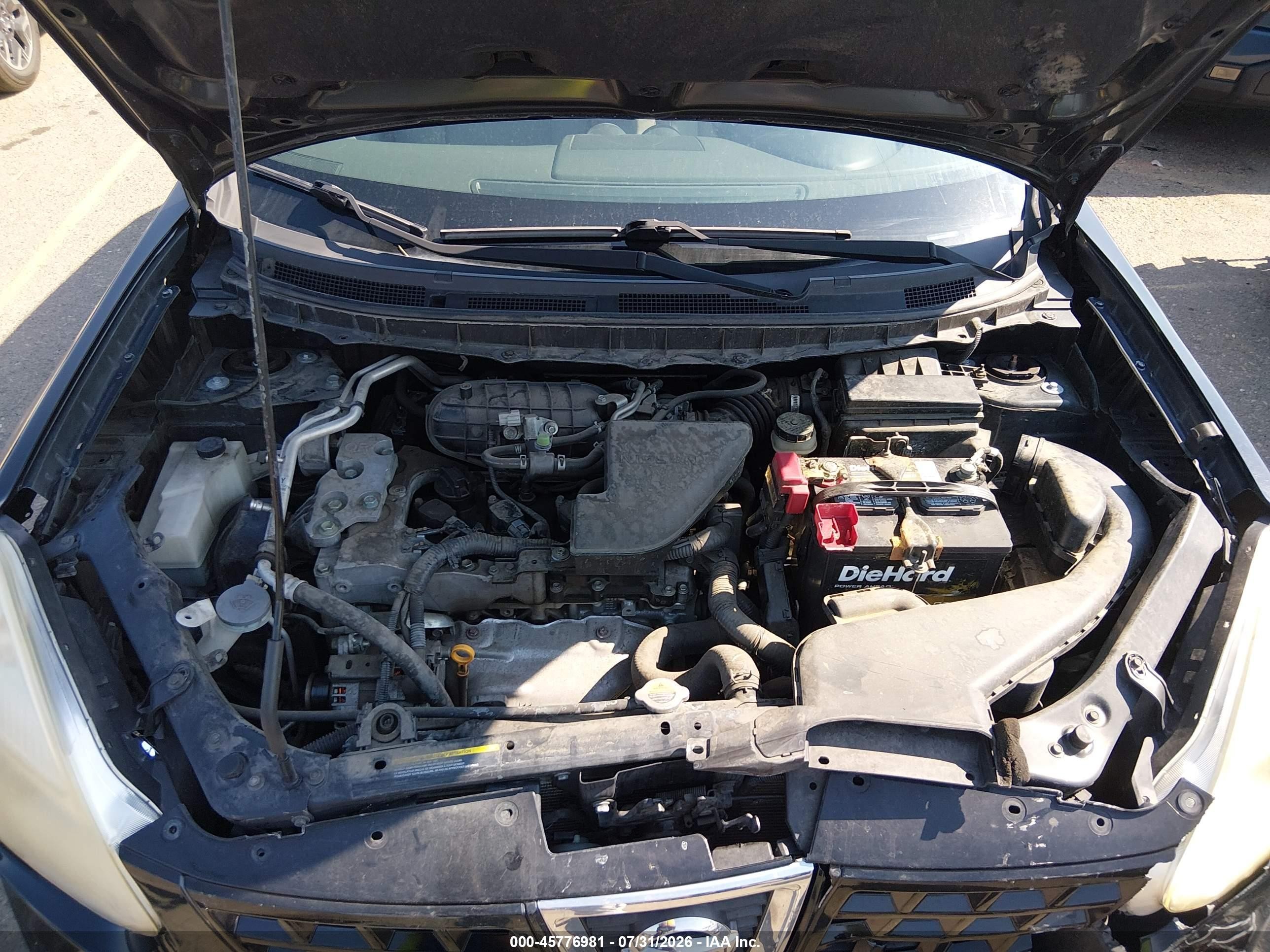 2010 Nissan Rogue S Black vin: JN8AS5MT5AW001955