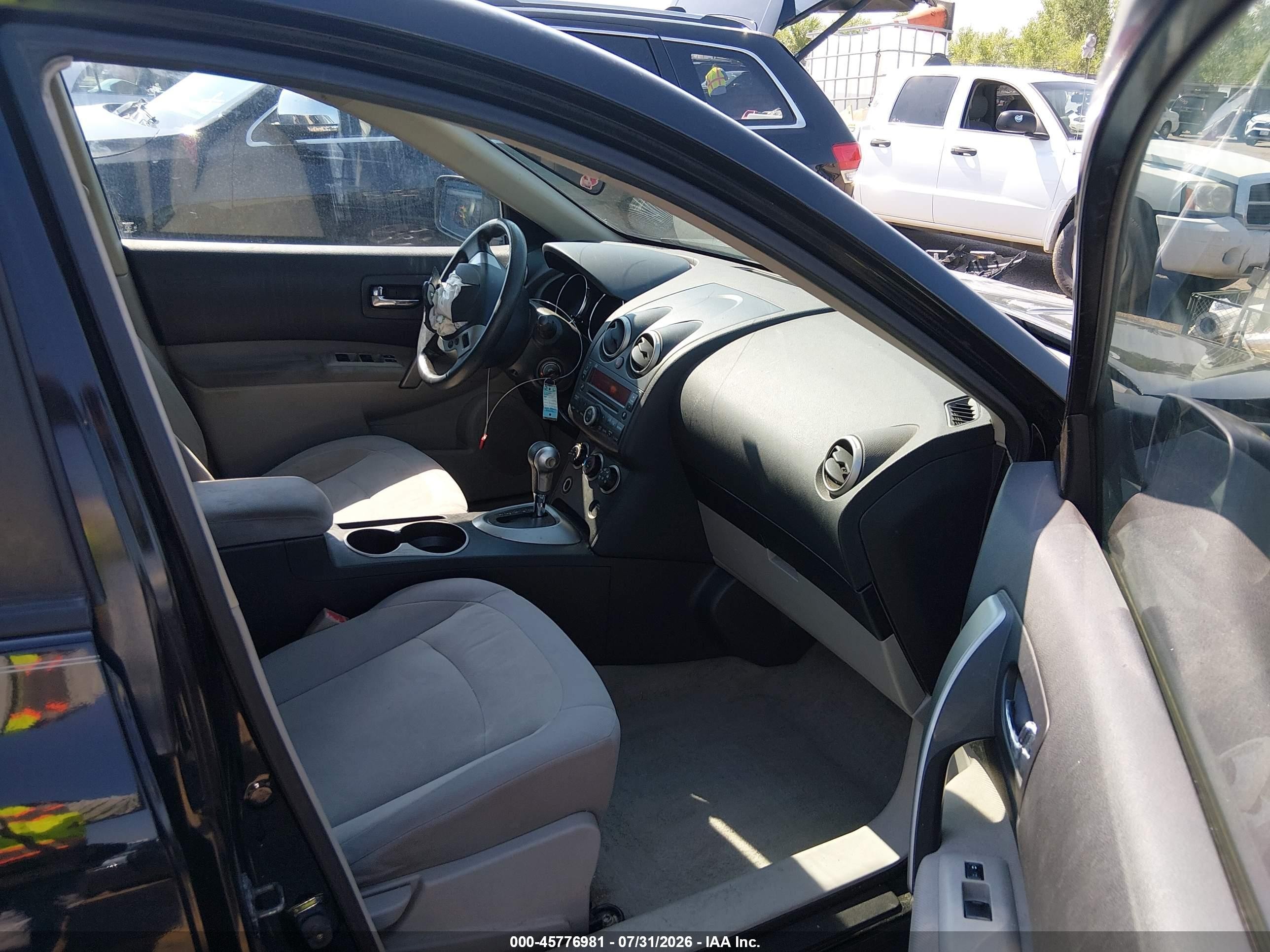 2010 Nissan Rogue S Black vin: JN8AS5MT5AW001955
