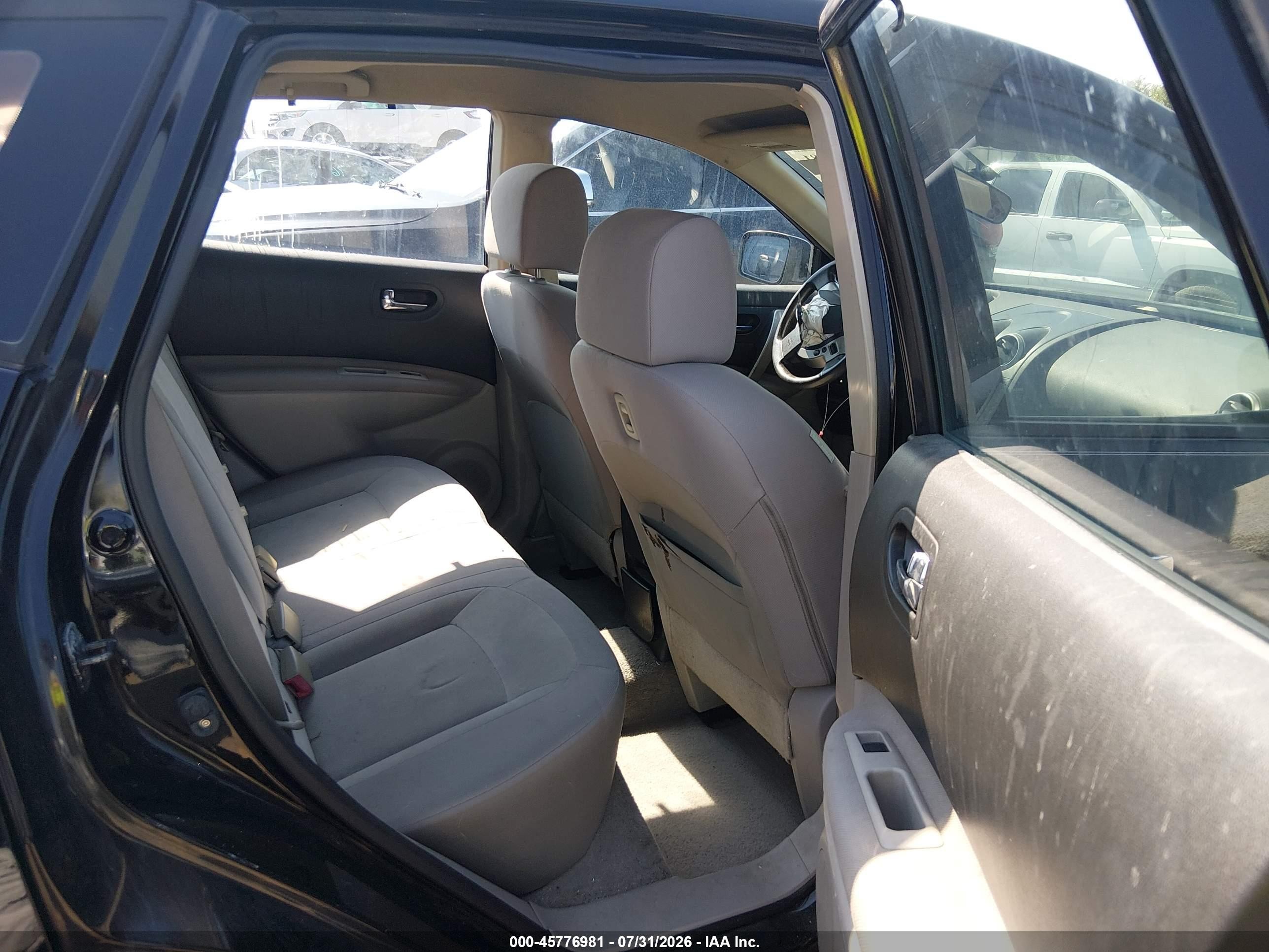 2010 Nissan Rogue S Black vin: JN8AS5MT5AW001955