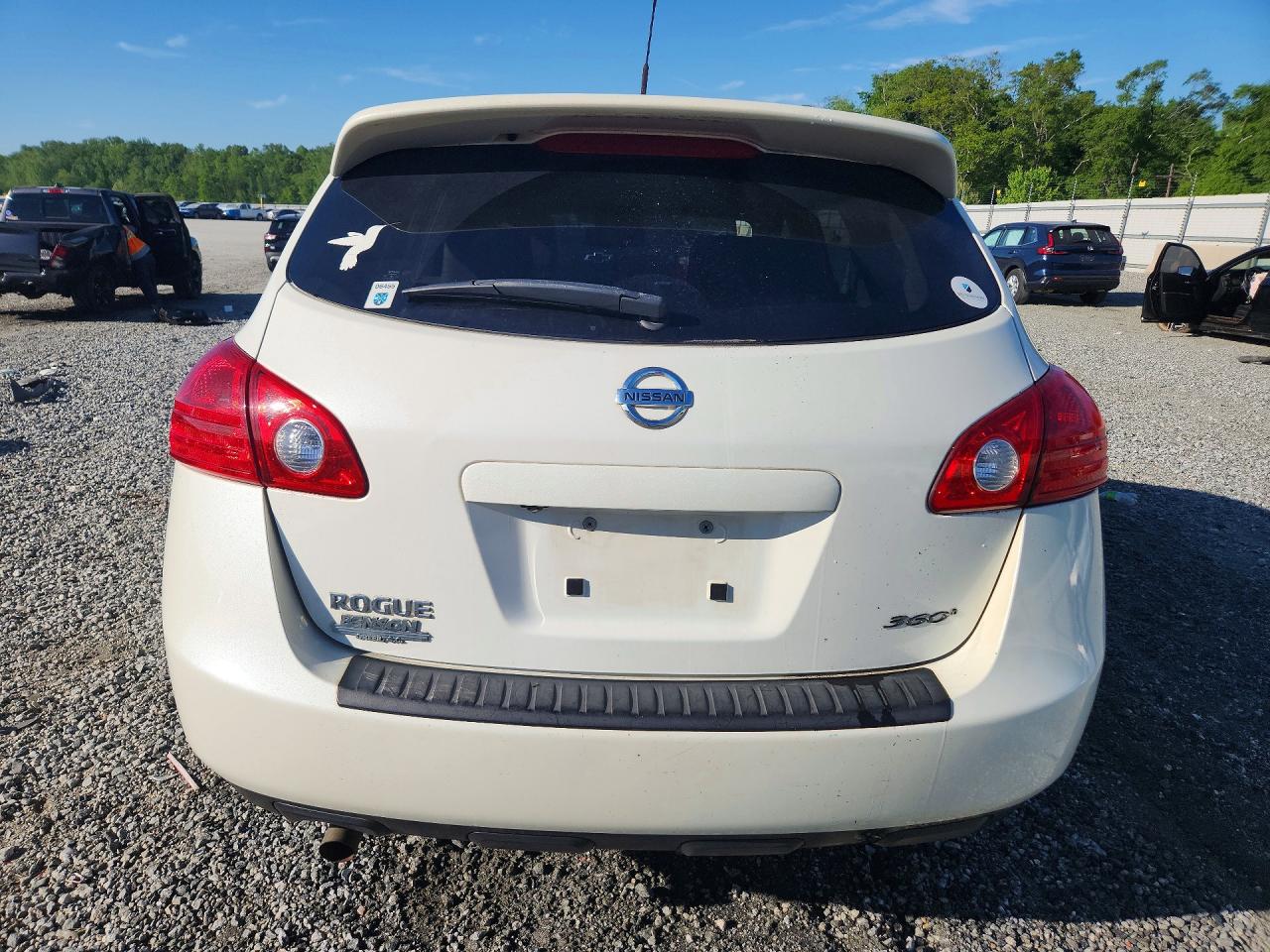 2010 Nissan Rogue Sl Белый vin: JN8AS5MT5AW008520