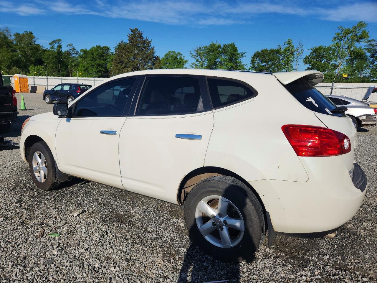 2010 Nissan Rogue Sl Белый vin: JN8AS5MT5AW008520