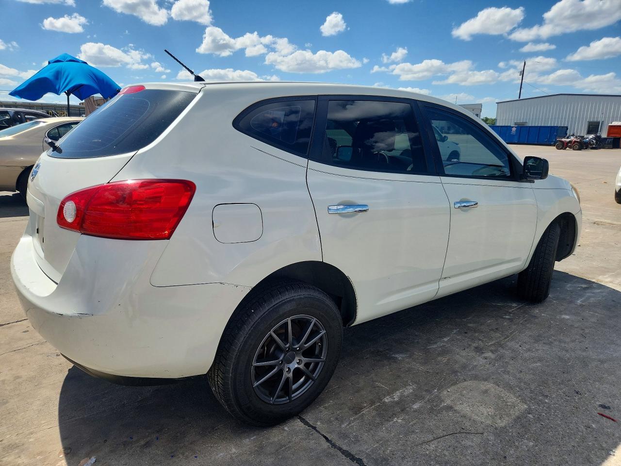 2010 Nissan Rogue Sl White vin: JN8AS5MT5AW020831