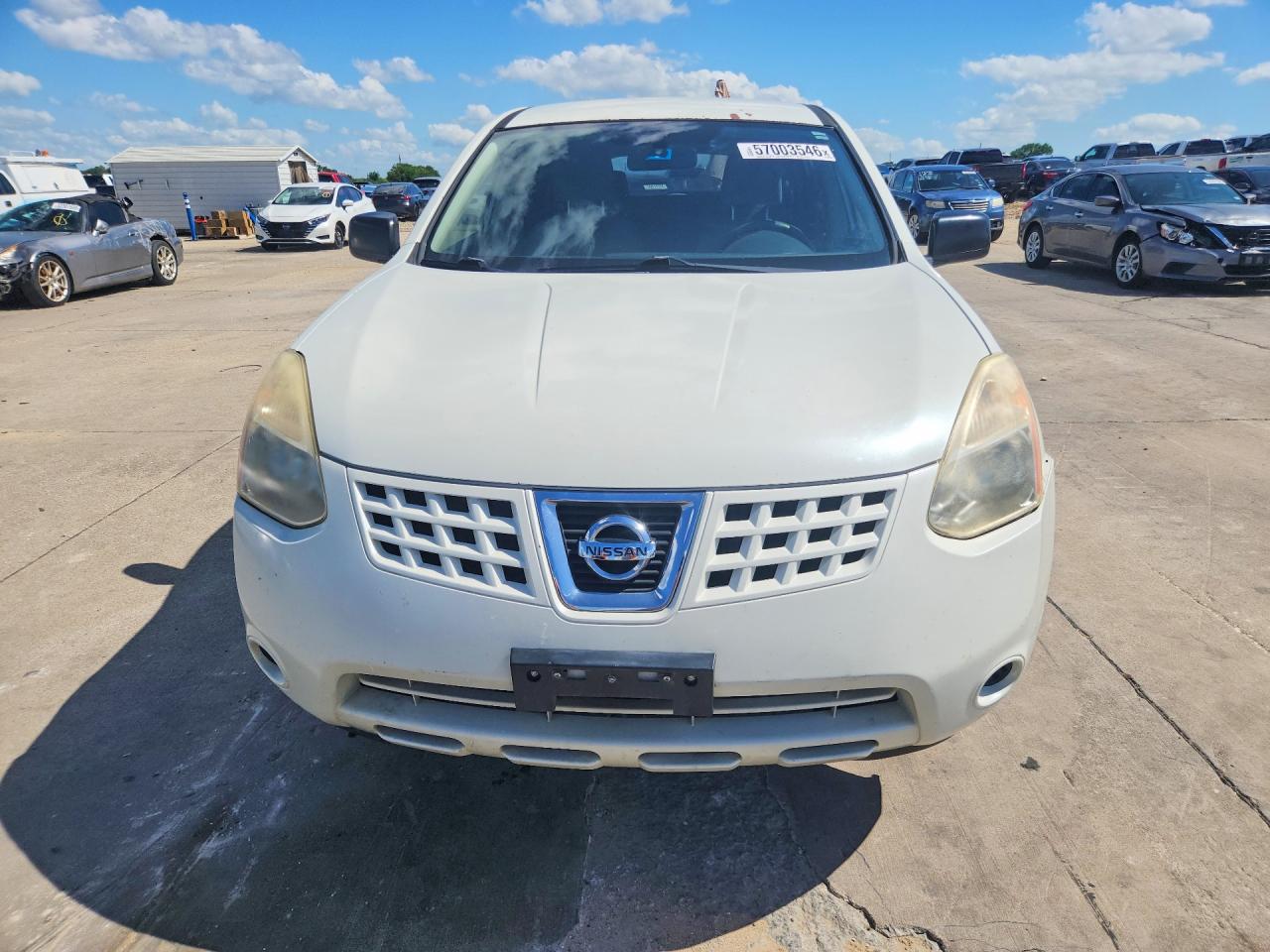 2010 Nissan Rogue Sl White vin: JN8AS5MT5AW020831