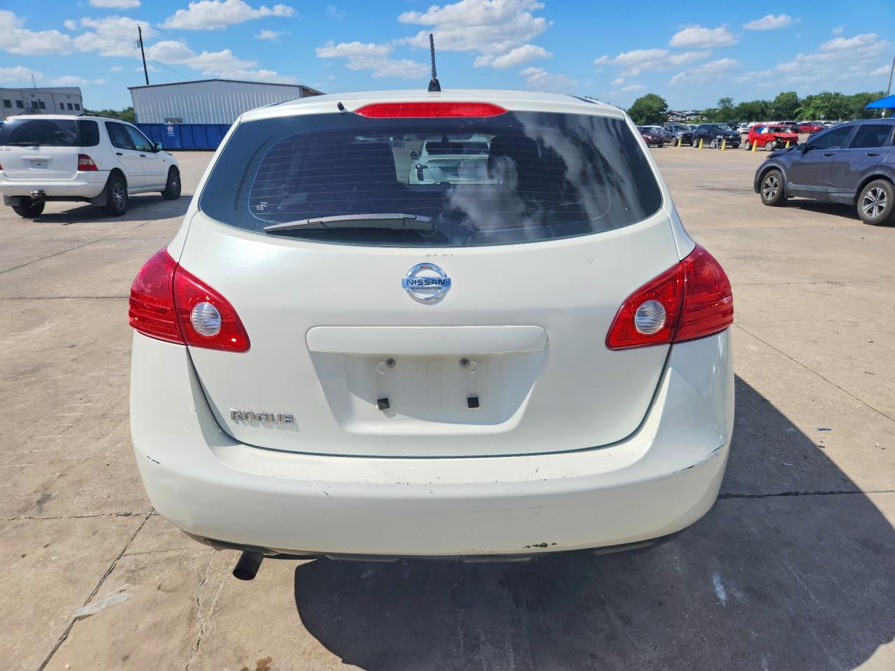 2010 Nissan Rogue Sl White vin: JN8AS5MT5AW020831