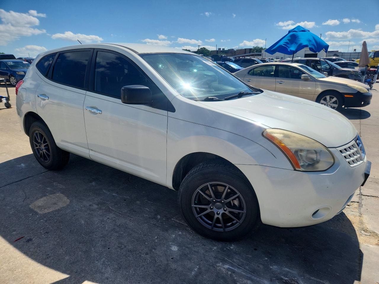 2010 Nissan Rogue Sl White vin: JN8AS5MT5AW020831