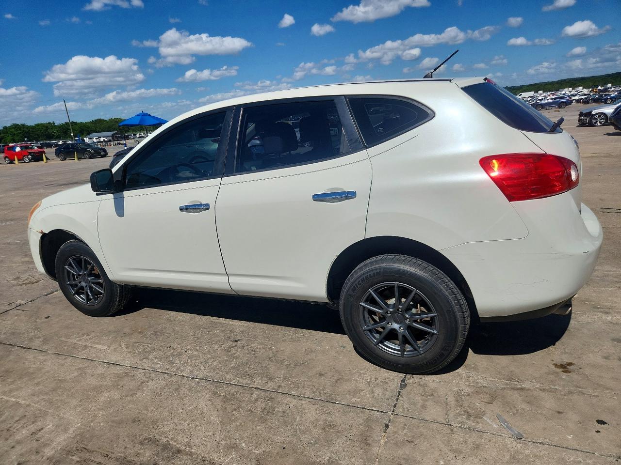 2010 Nissan Rogue Sl White vin: JN8AS5MT5AW020831