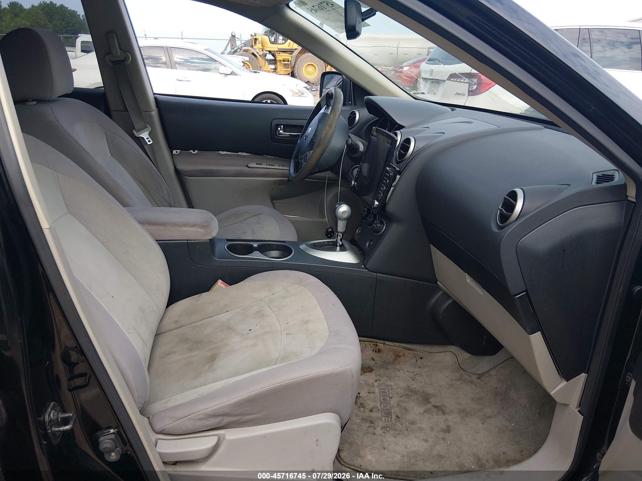 2010 Nissan Rogue S Black vin: JN8AS5MT5AW023020