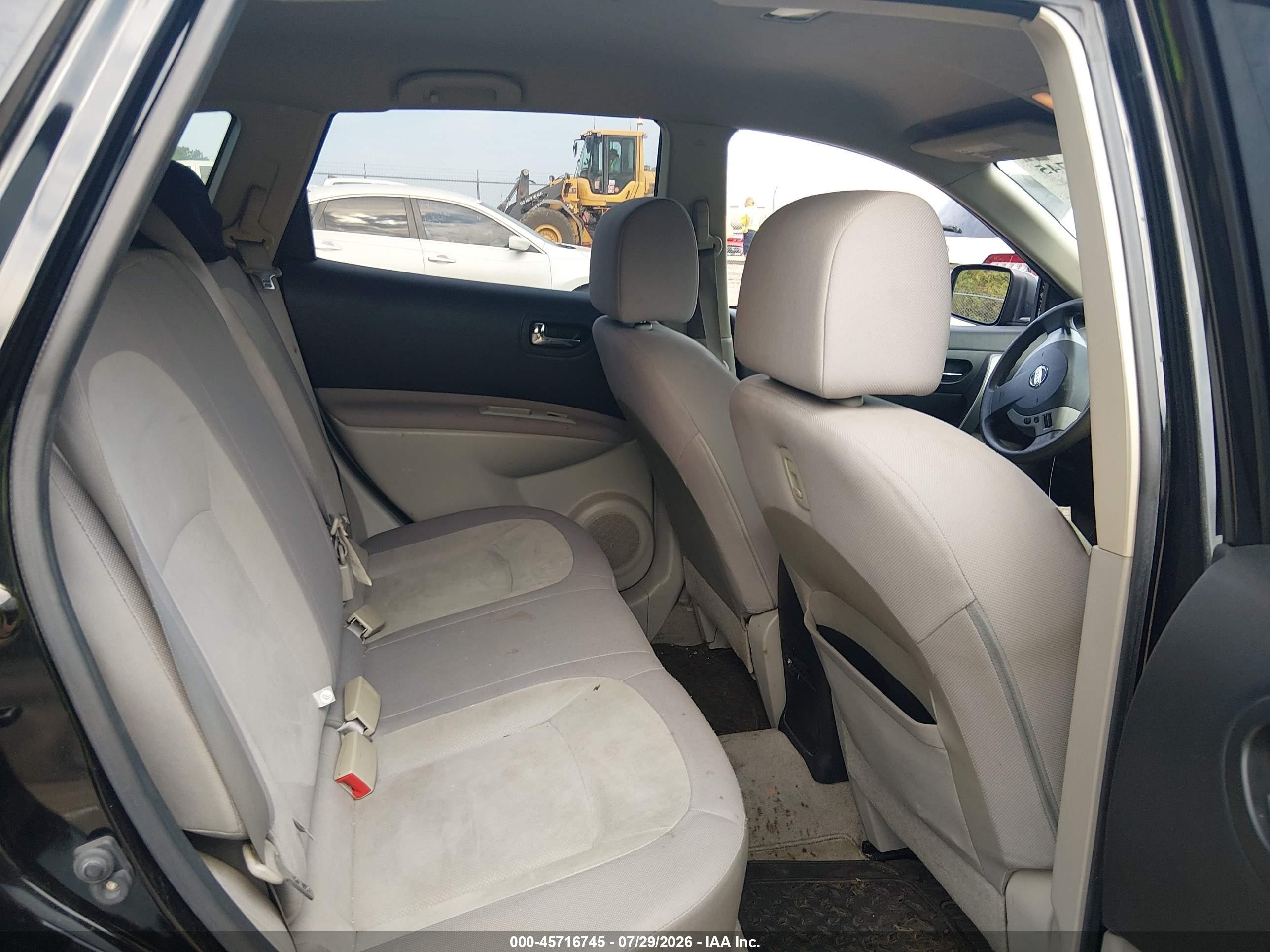 2010 Nissan Rogue S Black vin: JN8AS5MT5AW023020