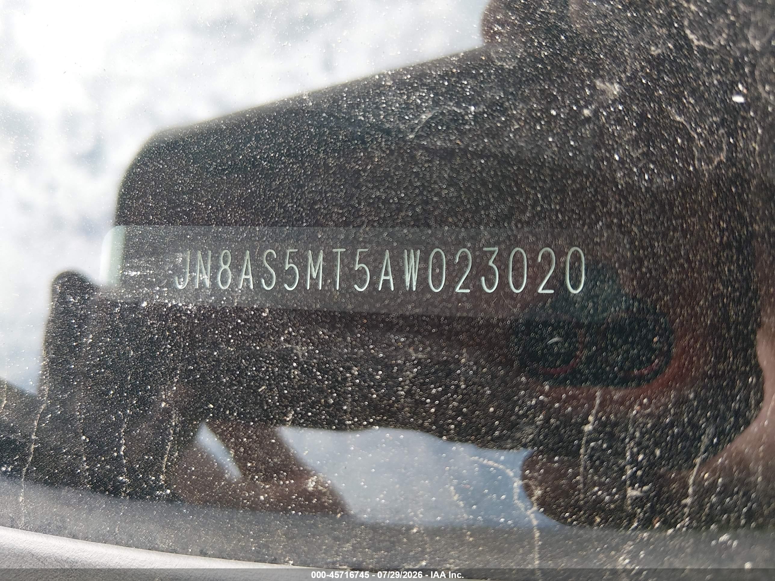 2010 Nissan Rogue S Black vin: JN8AS5MT5AW023020