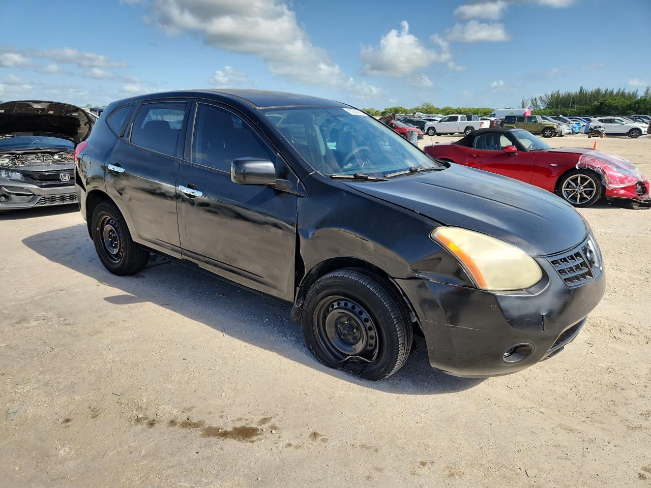 2010 Nissan Rogue Sl Black vin: JN8AS5MT5AW025608