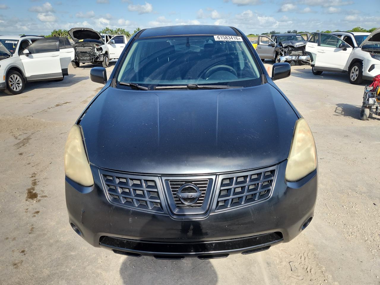2010 Nissan Rogue Sl Black vin: JN8AS5MT5AW025608