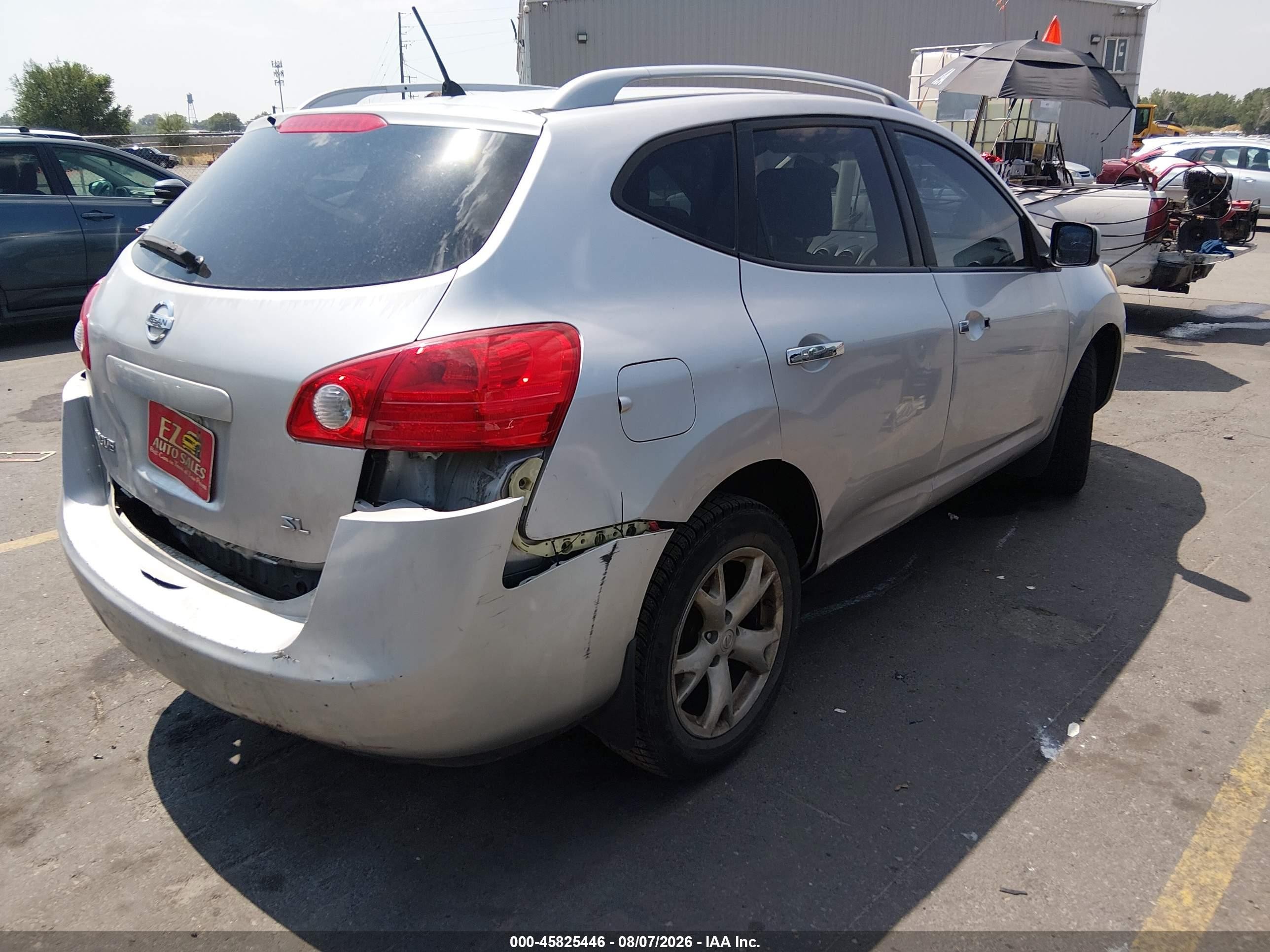2010 Nissan Rogue Sl Silver vin: JN8AS5MT5AW030694