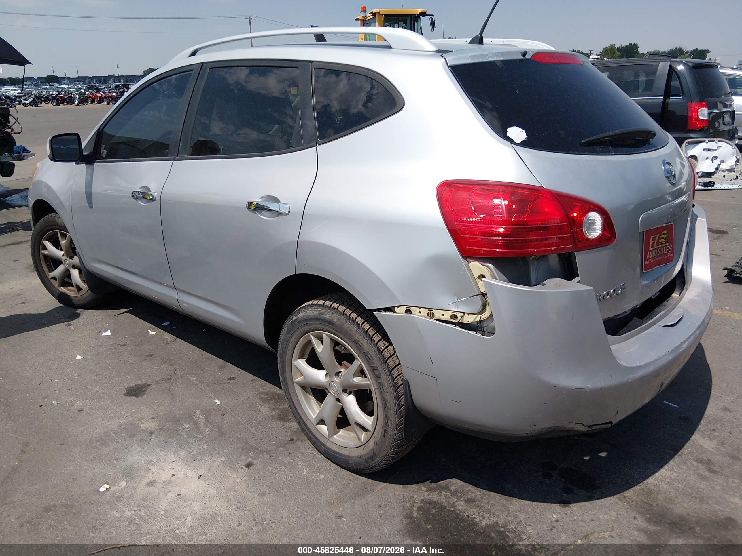 2010 Nissan Rogue Sl Silver vin: JN8AS5MT5AW030694