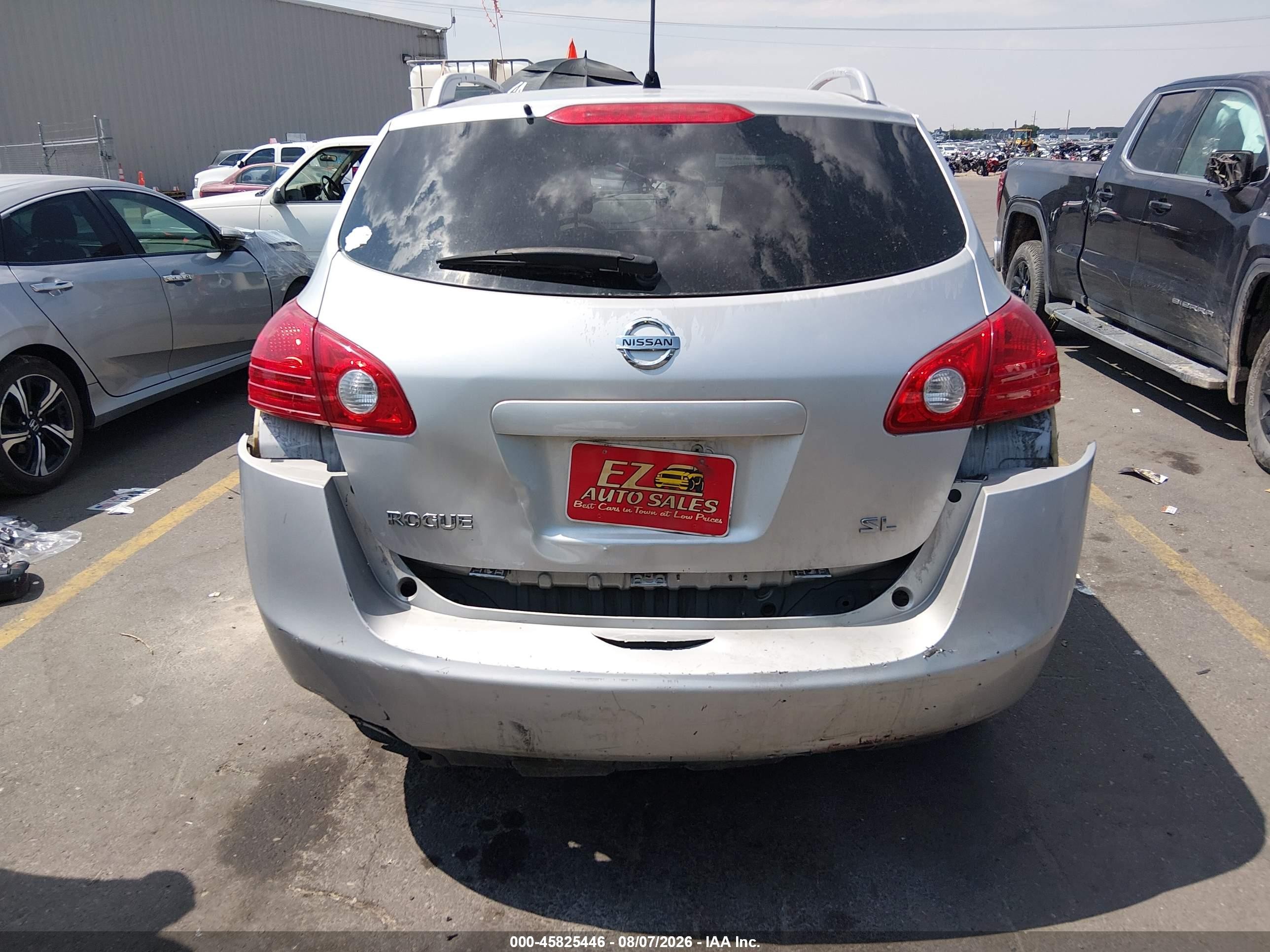 2010 Nissan Rogue Sl Silver vin: JN8AS5MT5AW030694