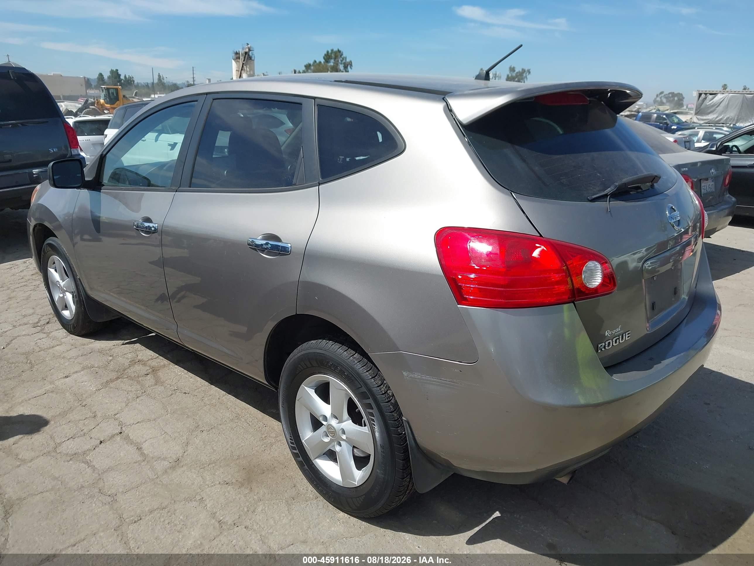 2010 Nissan Rogue S Серебряный vin: JN8AS5MT5AW504403