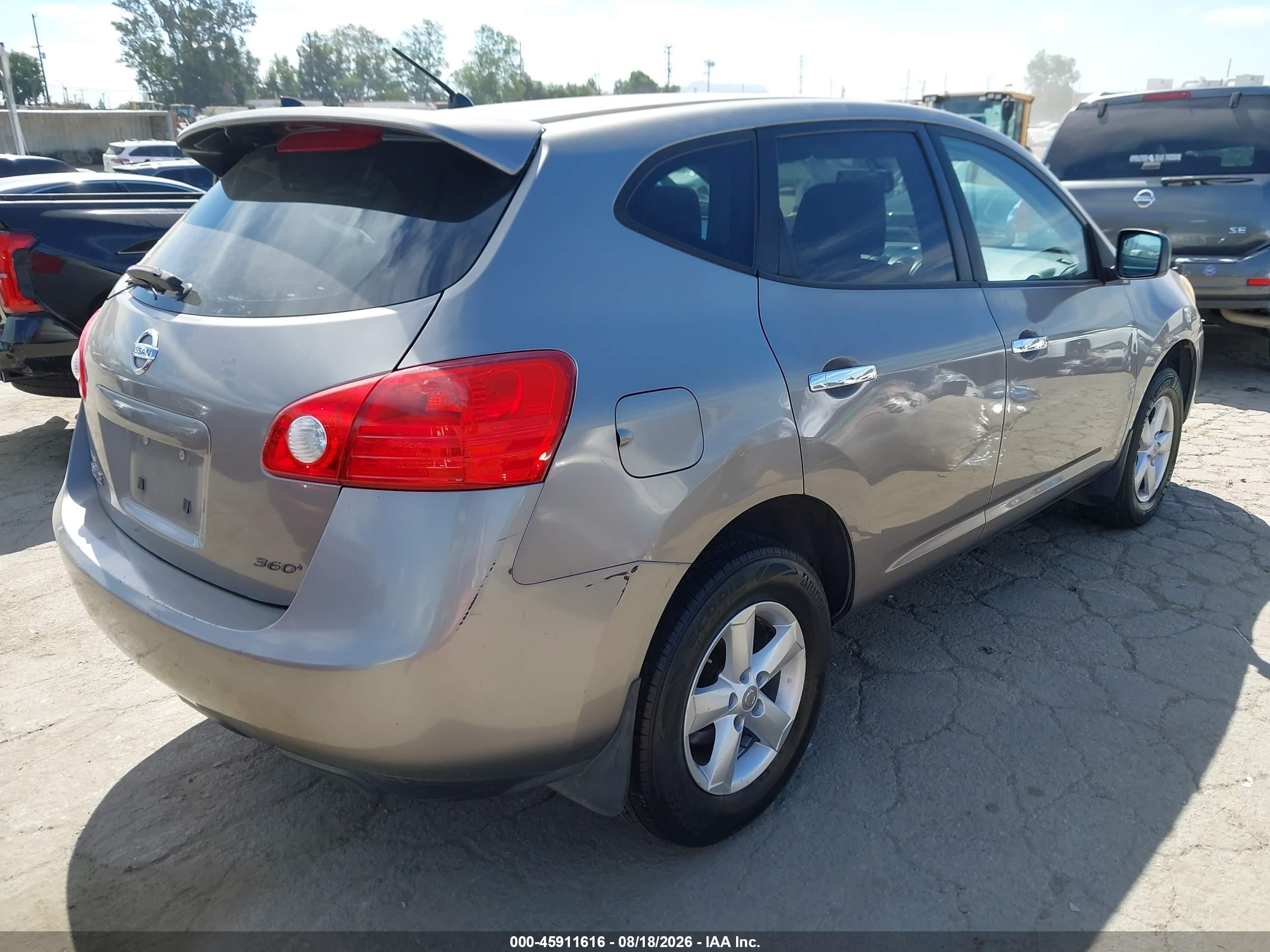 2010 Nissan Rogue S Серебряный vin: JN8AS5MT5AW504403