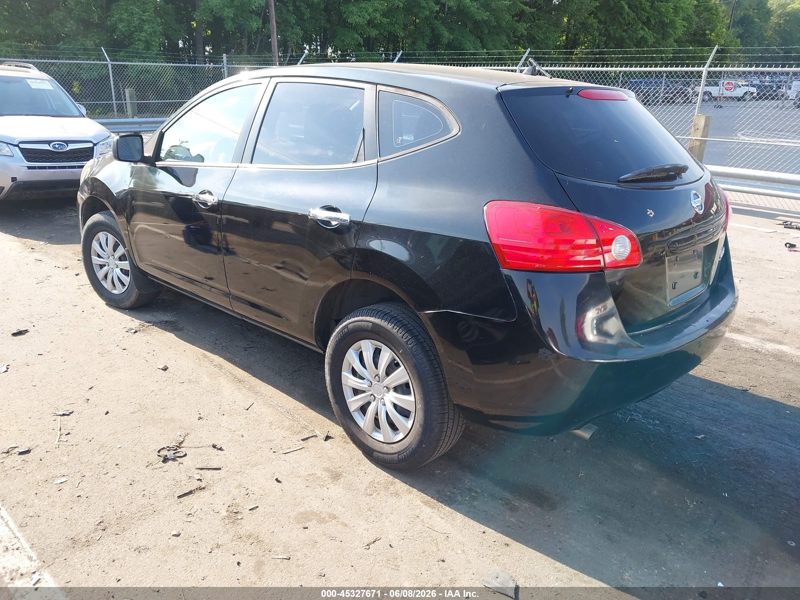 2010 Nissan Rogue S Black vin: JN8AS5MT5AW506930